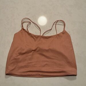 Nude/pink crop top
